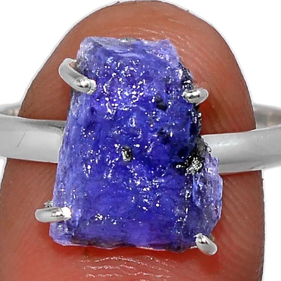 Genuine Tanzanite rings size 9 - Picture 3 of 4
